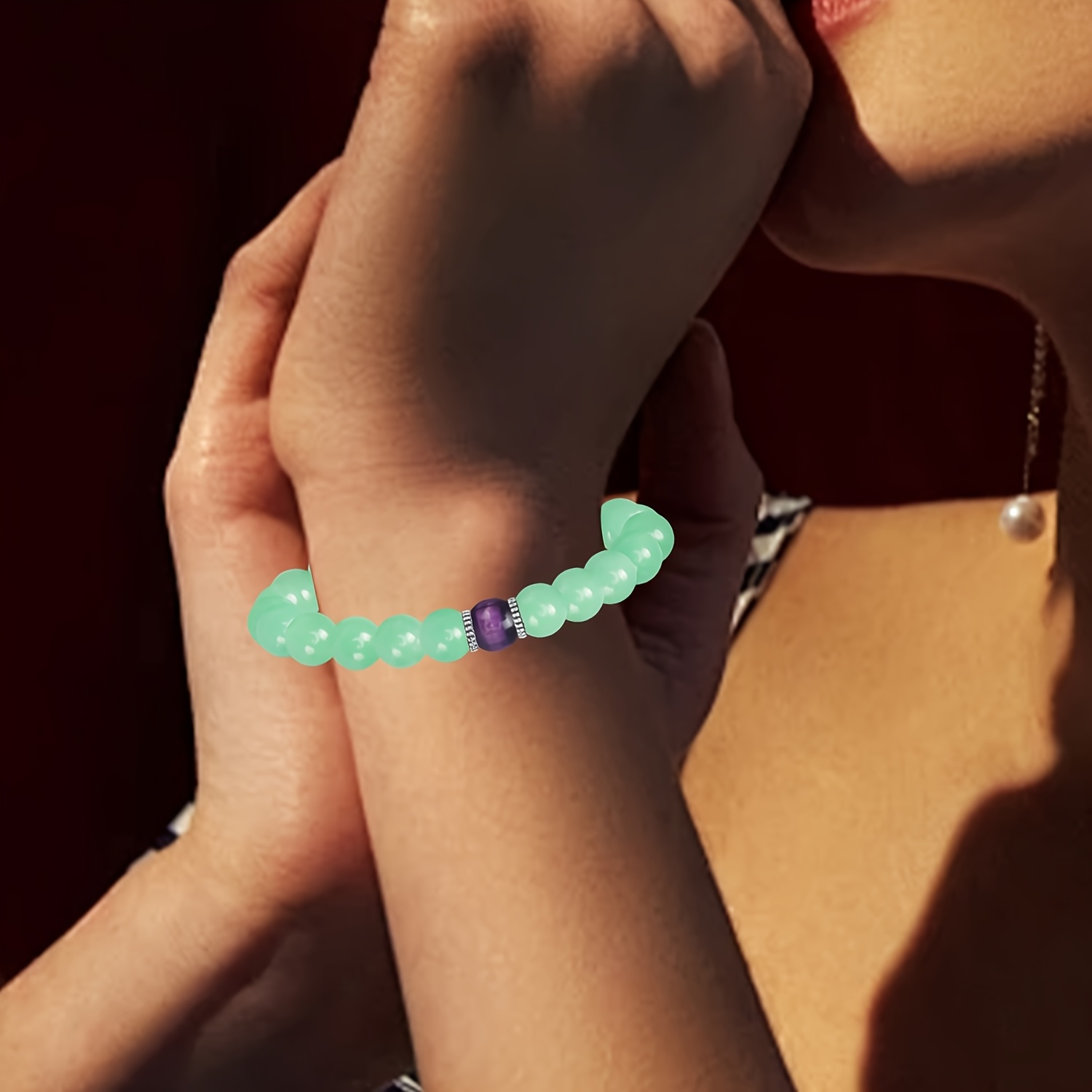 Exquisite Beaded Bracelet for Valentine's Day and Easter