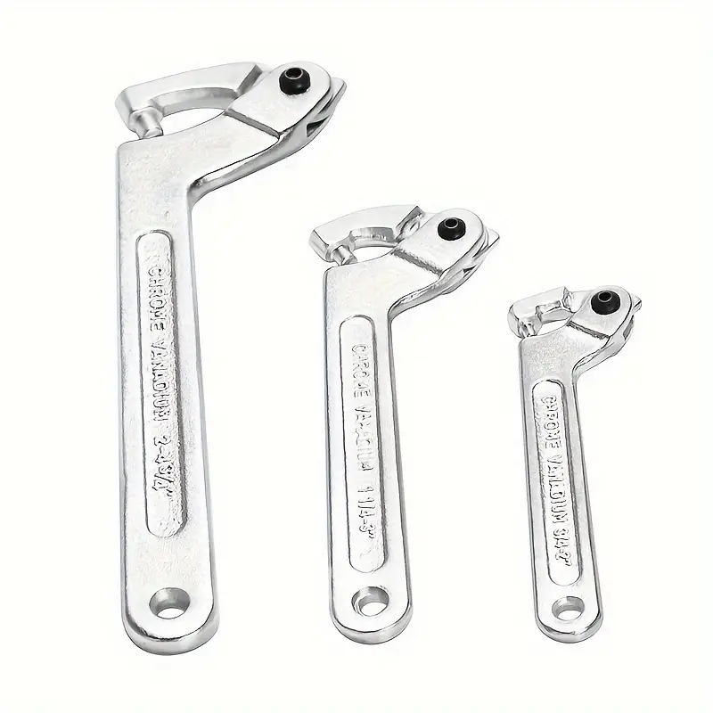 Adjustable Hook Wrench Nuts Bolts Universal C Shape Spanner - Temu