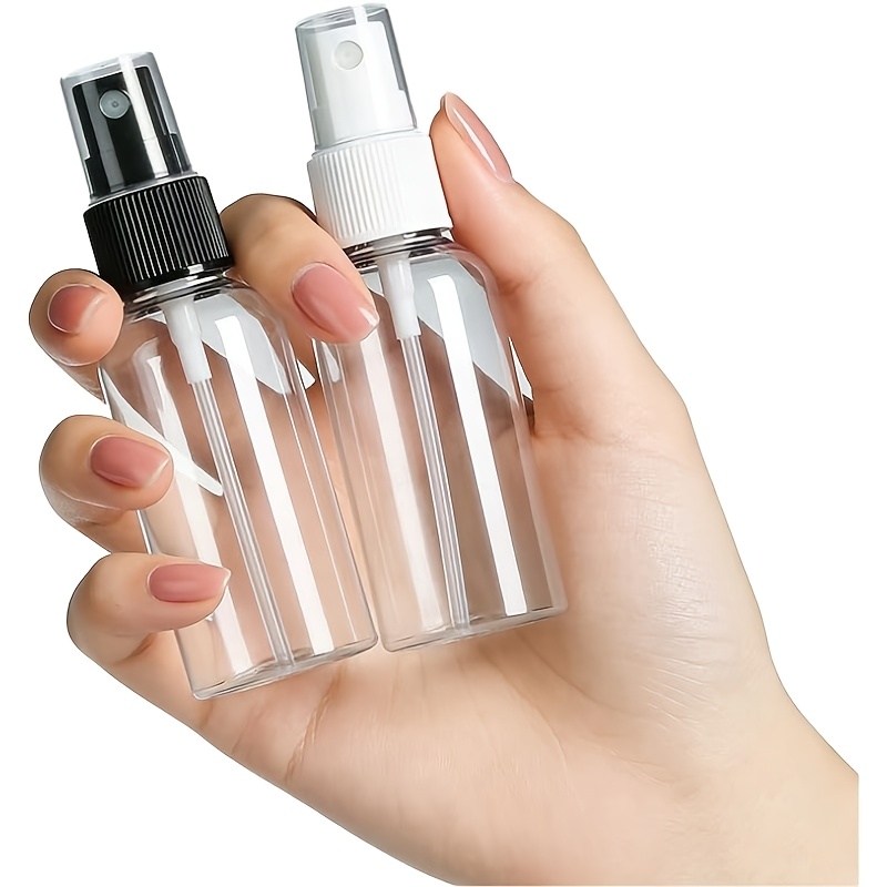 TEMU 2 Small Travel Subpackage Spray Bottles Thickened Reusable Portable Water Replenishing Mist Spray Empty Bottles