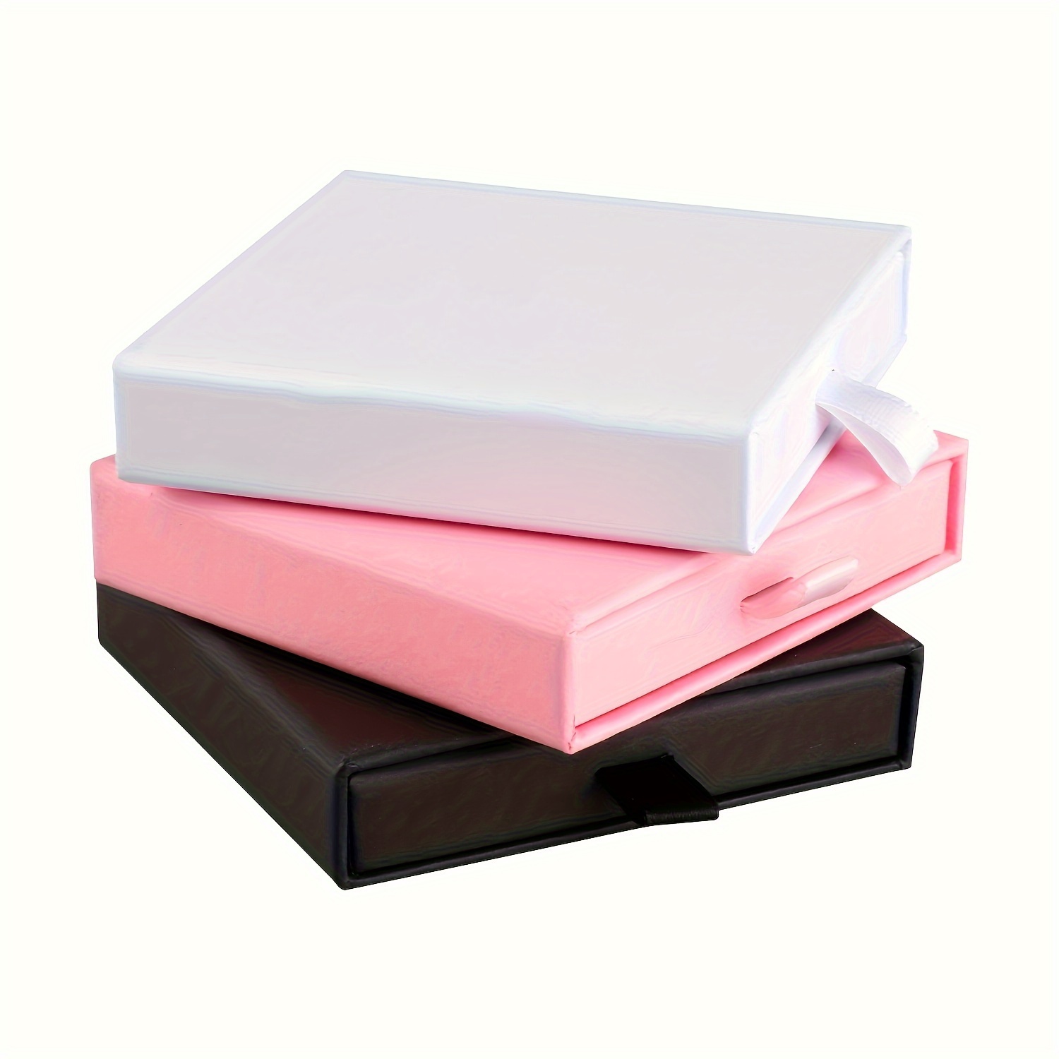 Valentine's Day Set of 3 Jewelry Gift Boxes, Perfect for Keepsake Packaging