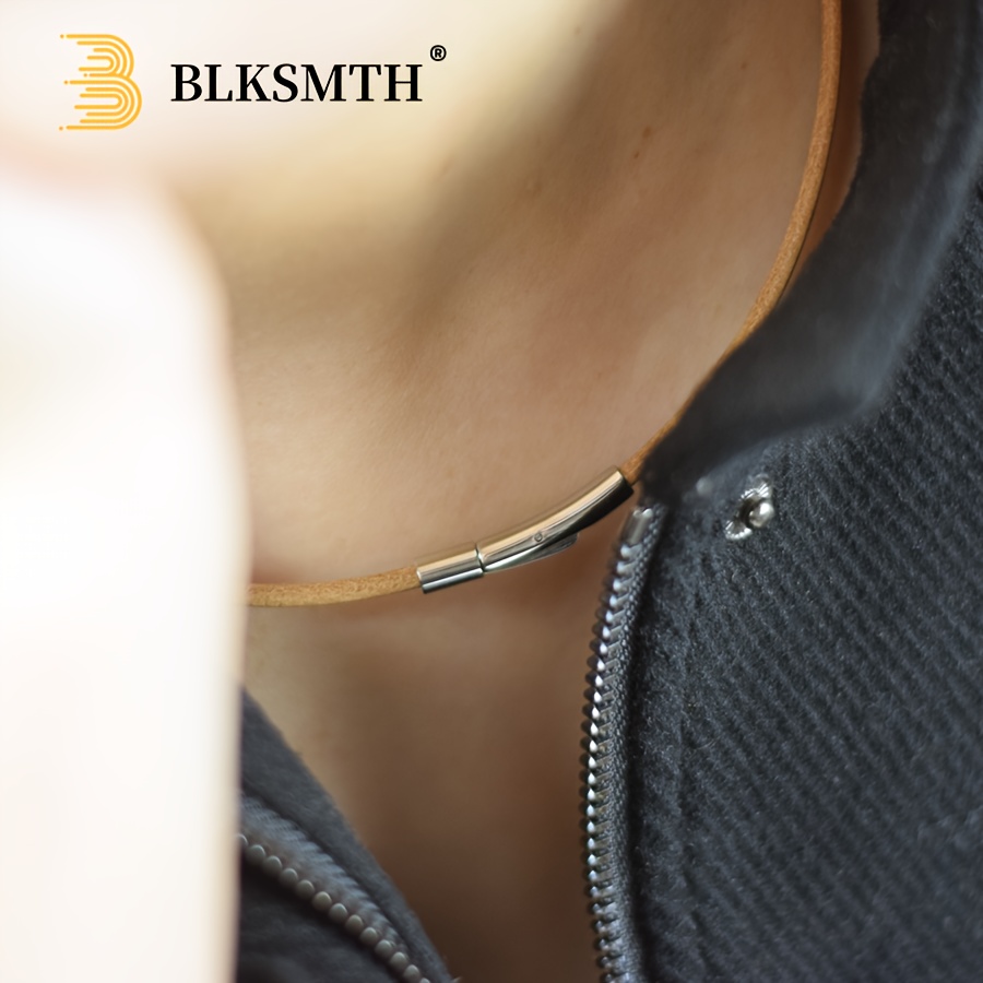 Minimalist Monochrome Collar Necklace, Boho Style