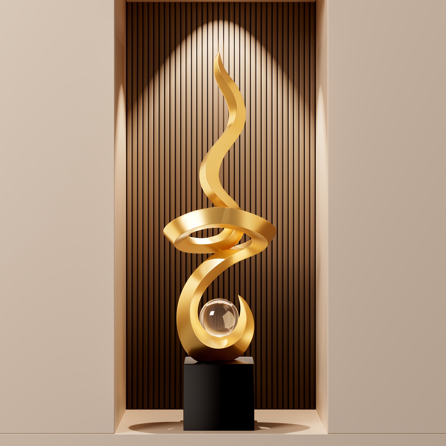 Luxury Collectible Figurines | Inspirational Resin Decor for Living Room TV Cabinet, Suitable for Various Room Types and Holidays