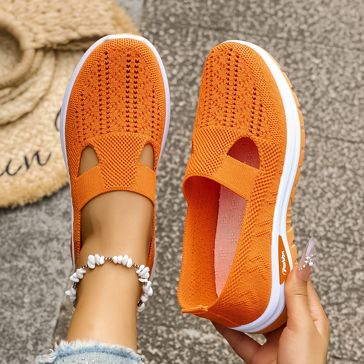 item picture lightweight mint green breathable mesh casual shoes easy to slip on perfect for spring and summer versatile and comfortable like white sneakers women shoes
