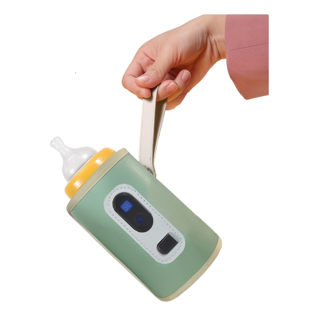 Electronic Intelligent Digital Display Insulation Device, Bottle Insulation Cover Can Keep Warm And Heat, Suitable for Various Bottles, Portable Bottle Warmer (USB Plug-In Version)