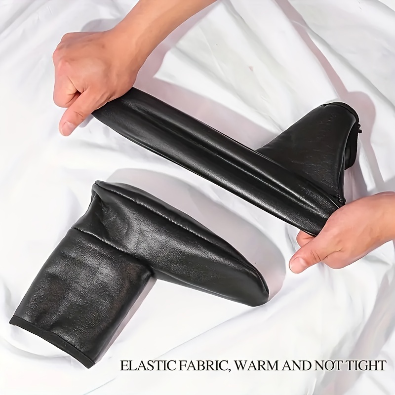 Image of 1 Pair Men's And Women's Warm Socks - Winter Thickened Velvet Socks, Non-slip Sole, Indoor Floor Socks, Suitable For Home And Outdoor Use