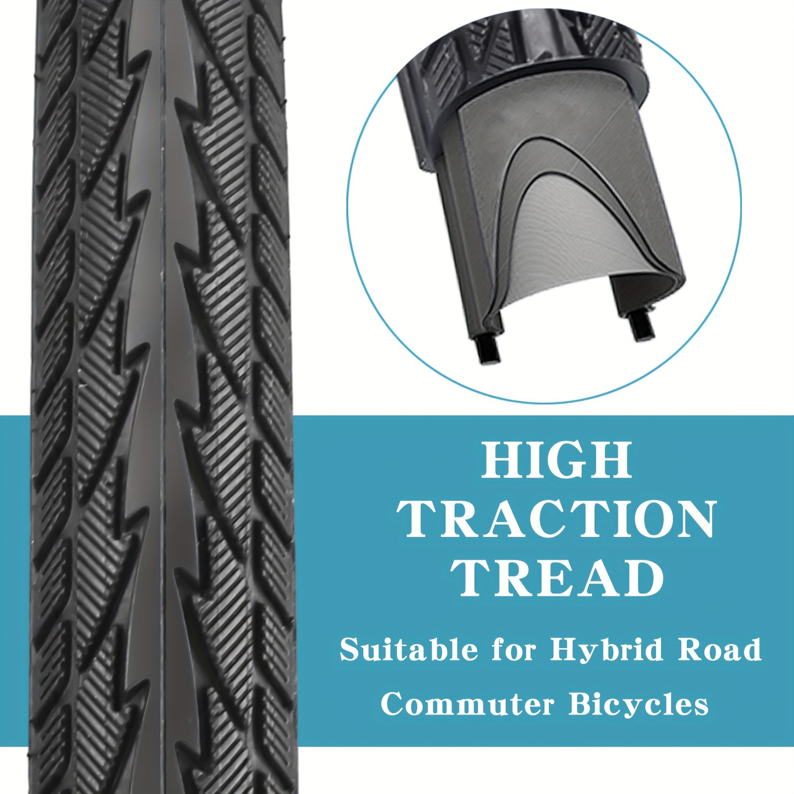 durable rubber replacement bike tires road city Temu Spain