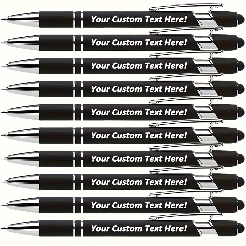 

Engraved Ballpoint 30/60/90pcs Set - Personalized , , Touchscreen Compatible, Metal For , , , - No , , 14+