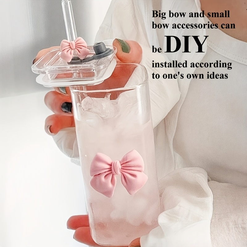 TEMU 1 vaso de agua de vidrio de 400 ml/14 oz, Navidad, Halloween con - Resistente al , transparente, diseño de rosa, reutilizable, adecuado para el
