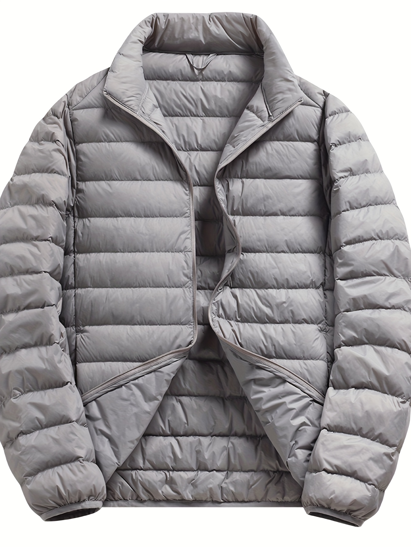 item picture mens hooded jacket lightweight warm winter coat with zipper closure long sleeve outerwear for cold weather casual everyday formal events  