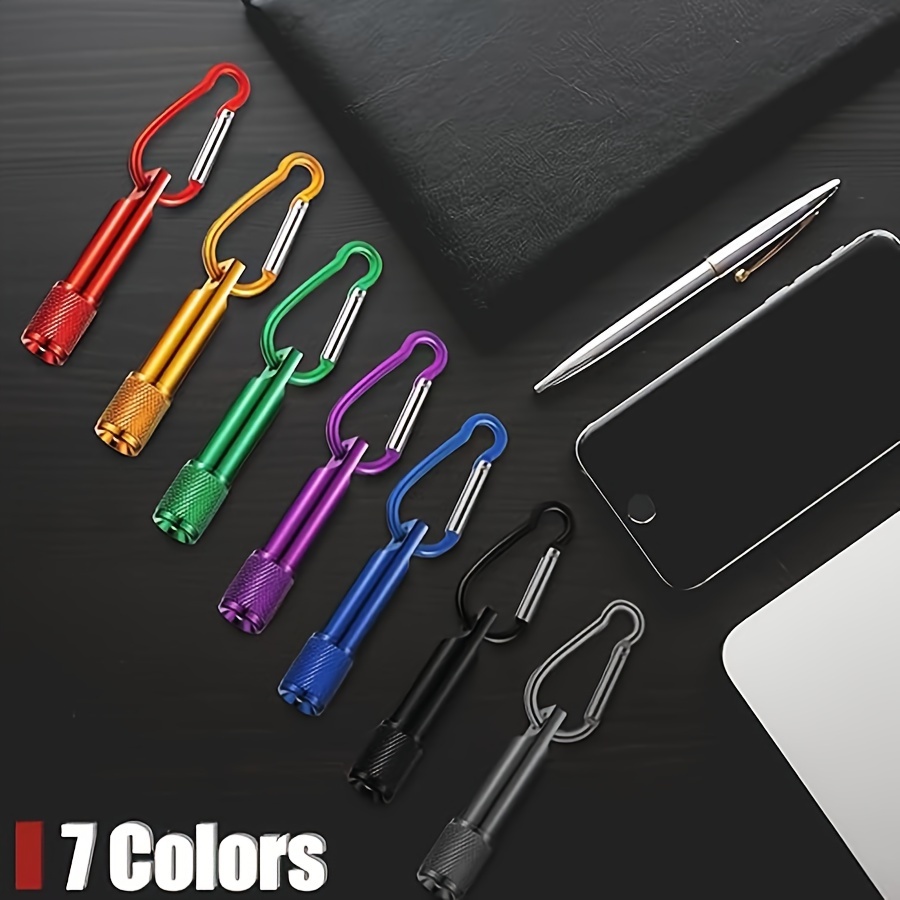 

7 Pcs Mini Keychain Flashlight Bulk Led Keychain Light Key Chain Small Flashlight For Outdoor Camping Hiking Equipment And Emergency Lighting (multicolor)