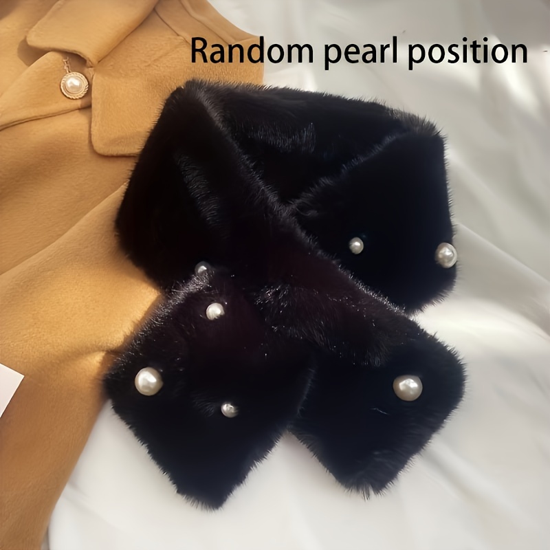 Winter Plush Scarf, Thickened Warm Neck Wrap Shawl