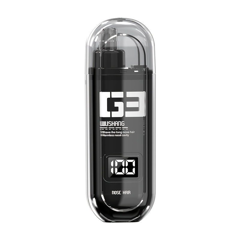 usb rechargeable nose hair trimmer with usp charging     blades easy to clean lightweight portable for men and women plastic body   nose hair trimmer for me Product details 4