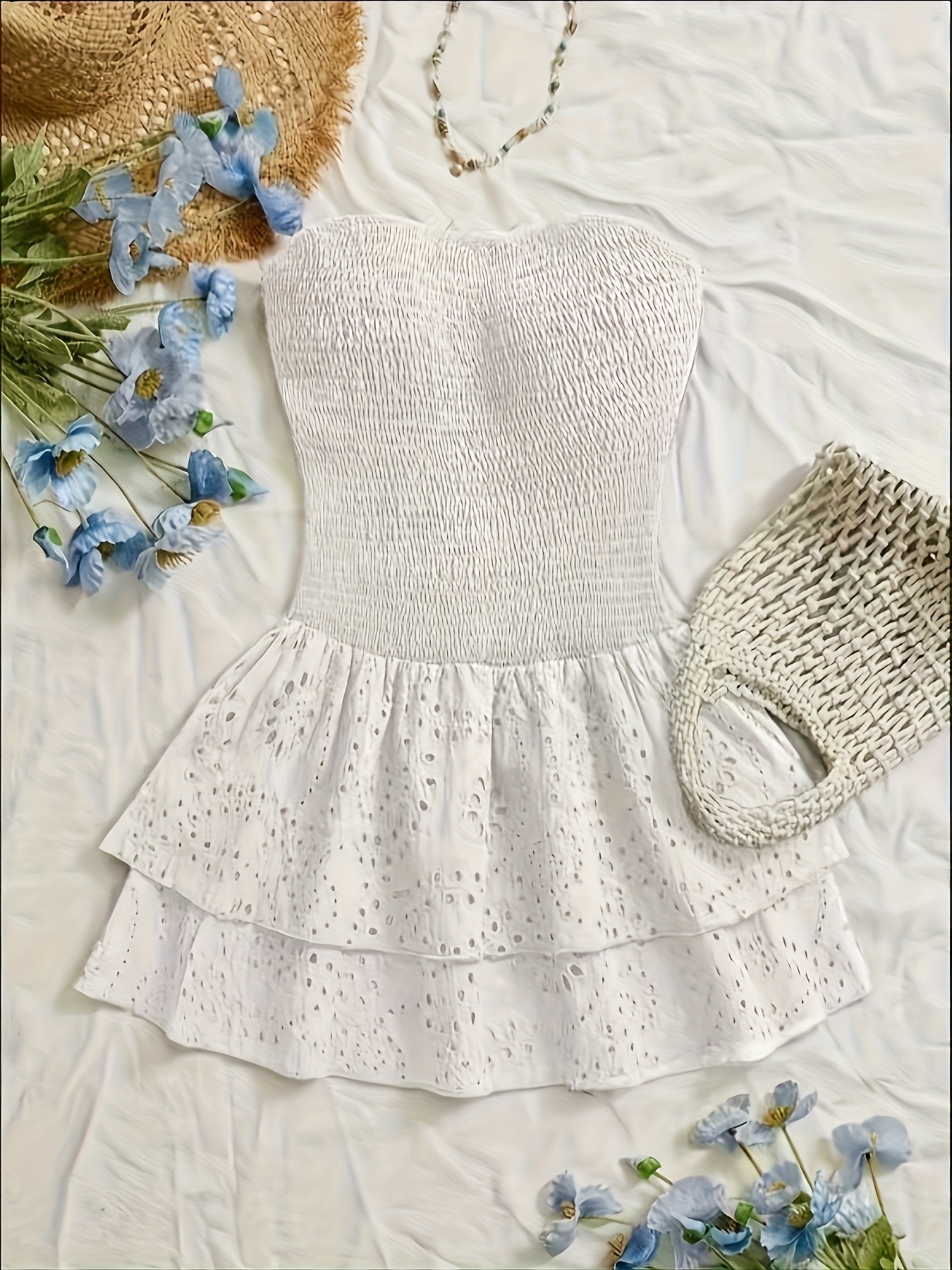 vestido elegante hombros descubiertos sunnyshic mujer cuello