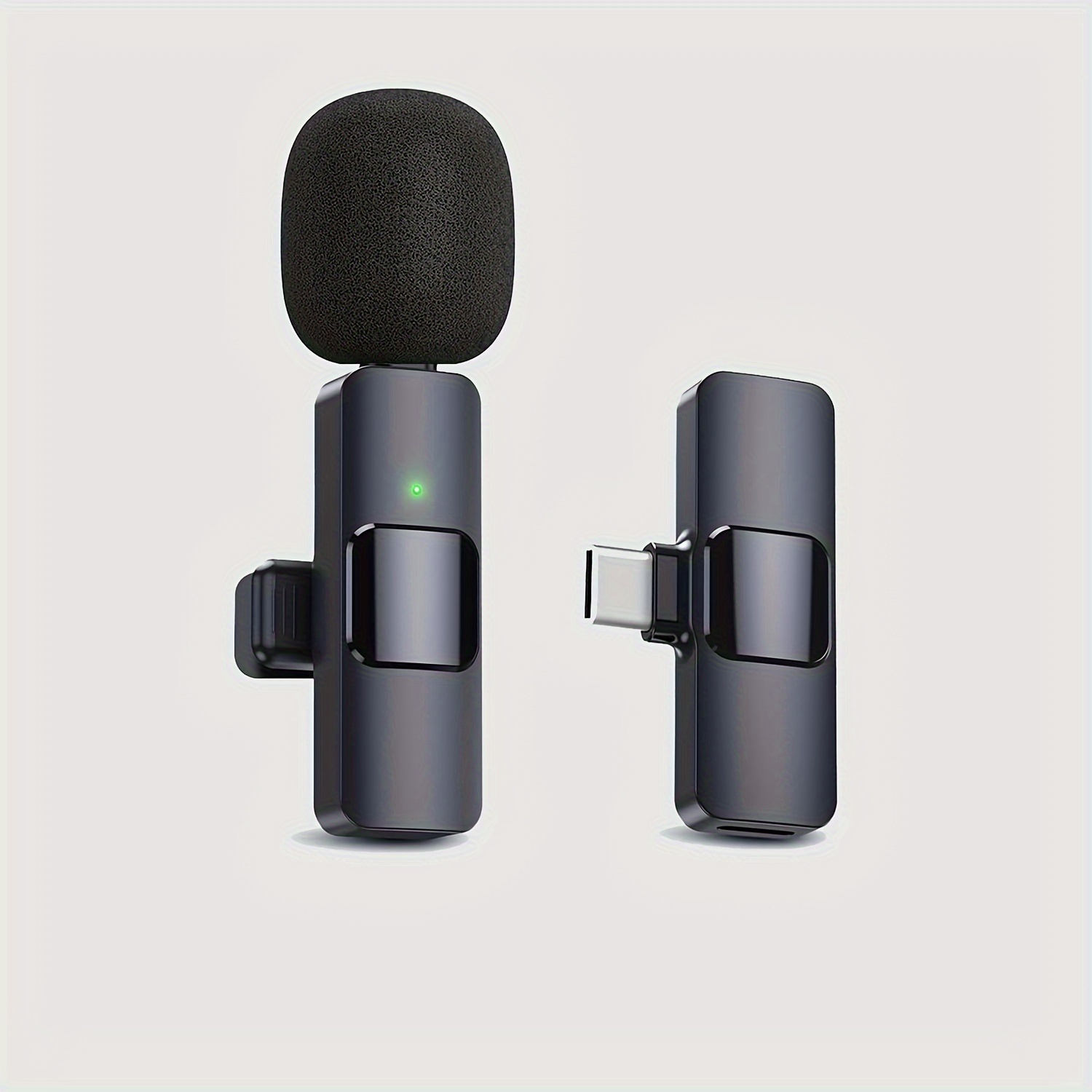 Système de microphone cravate sans fil double micro à cravate sans fil pour  iphone appareil photo reflex  podcast vlog interview
