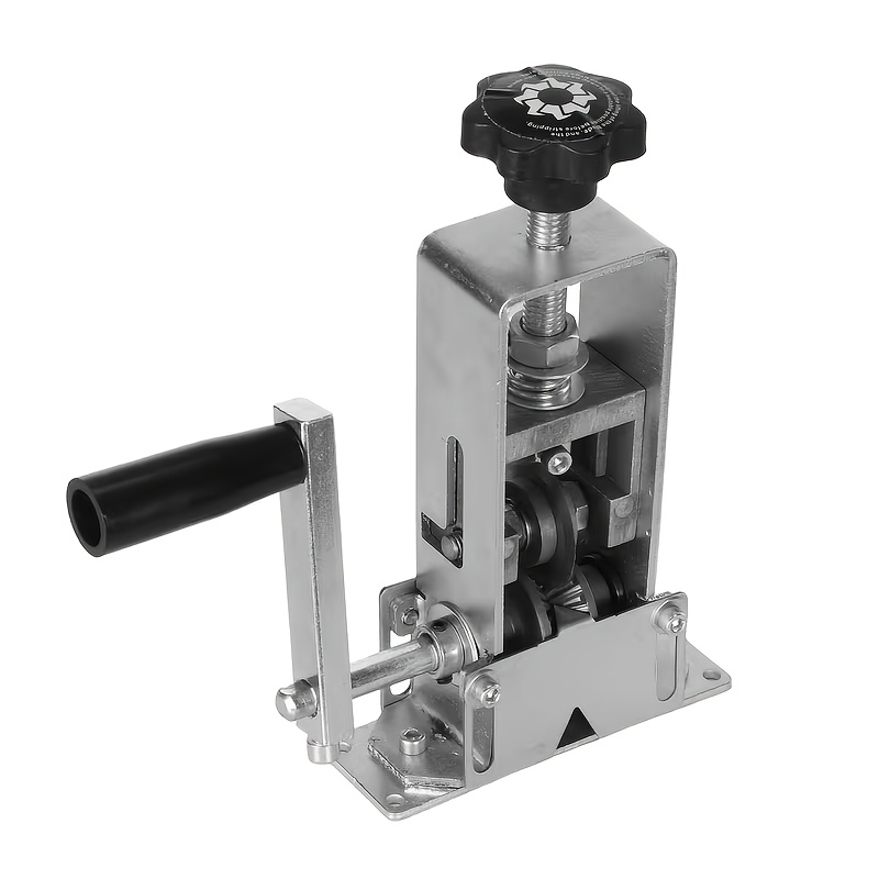 Manual Rotary Wire Stripper, Professional Wire Stripping Tool, Manual Crank Wire Stripper, 1-25mm Durable Steel Construction With Sharp Carbide Smooth Feeding Wheel For Efficient Wire Stripping