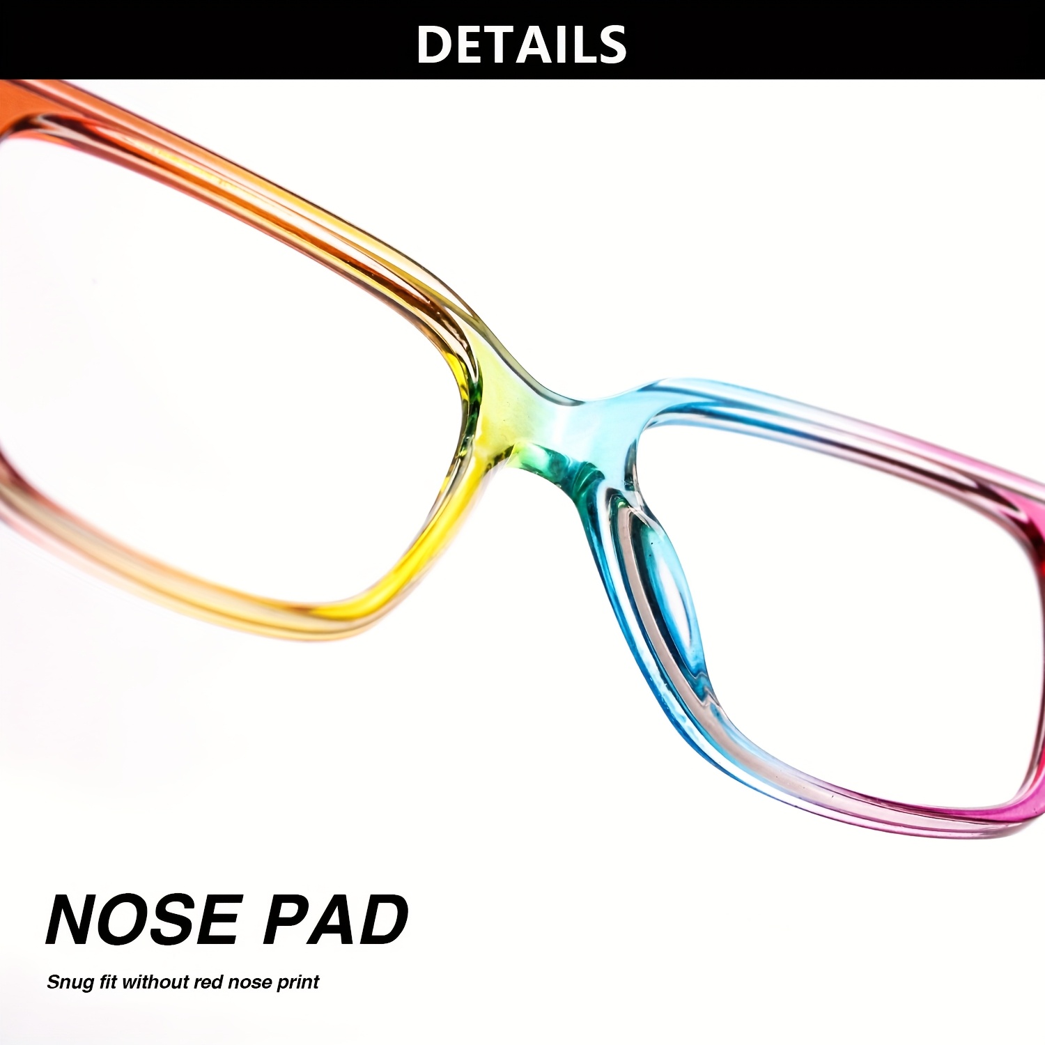 2pcs Fashion Square Ladies Reading Glasses Set