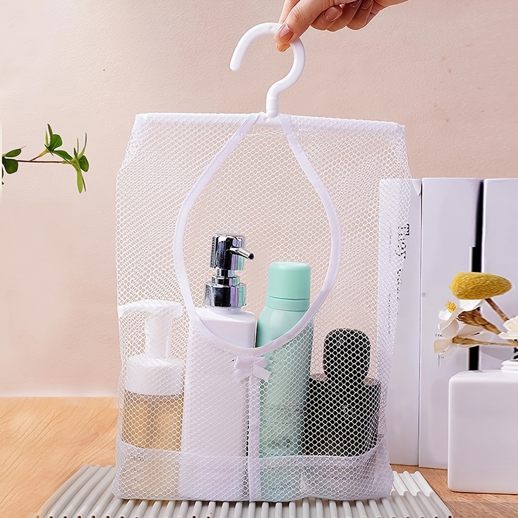 TEMU 3-delige Opberg Hangende Mesh Tas Set, Douche Opberg Net Tas