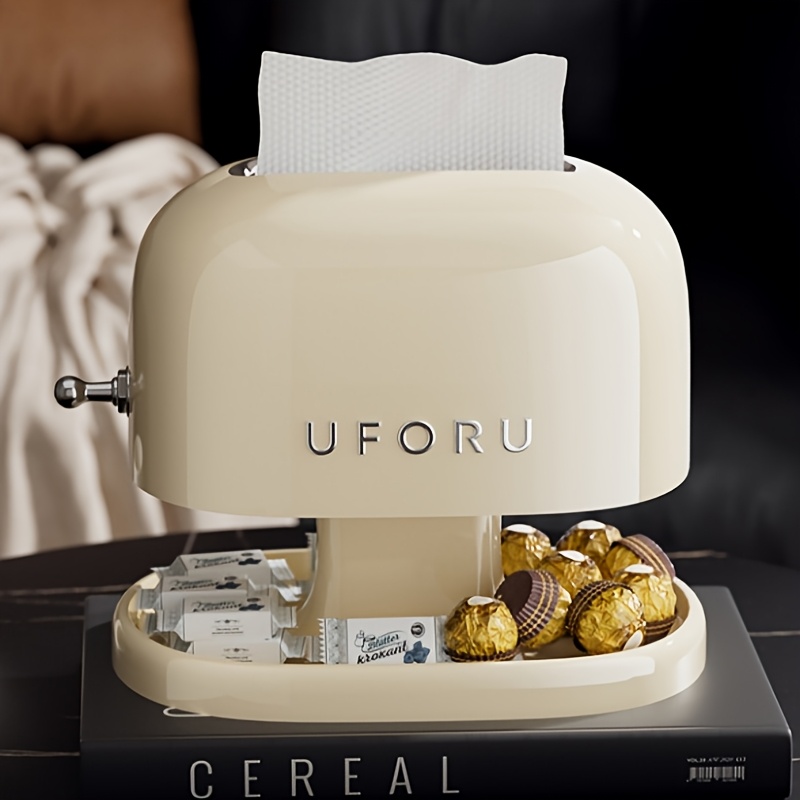 1pc multifunctional tissue   room coffee table ornament storage box large capacity spring lift creative paper towel holder ideal gift for friends Product details 5