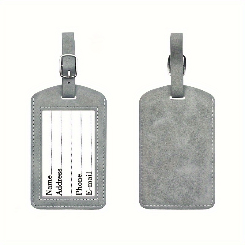 TEMU Beige-feeling Travel Luggage Tag Travel Box Hanging Tag Boarding Identification Tag Hotel Luggage Storage Tag