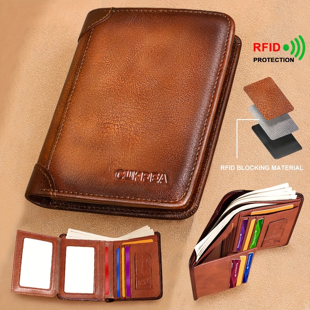 Men's Vintage Cowhide Wallet