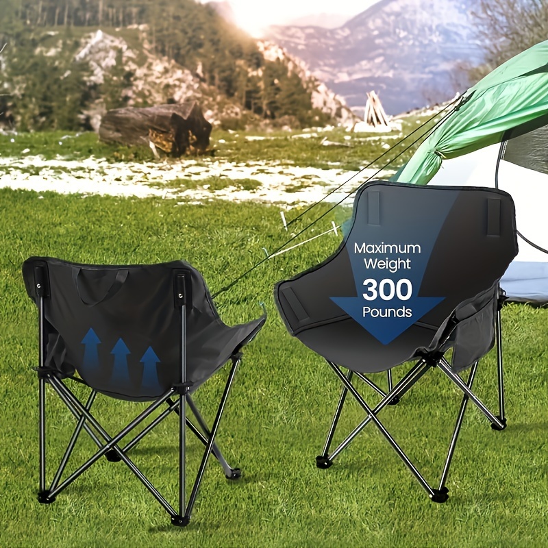 Portable Camping Chair Outdoor Multi functional Folding - Temu