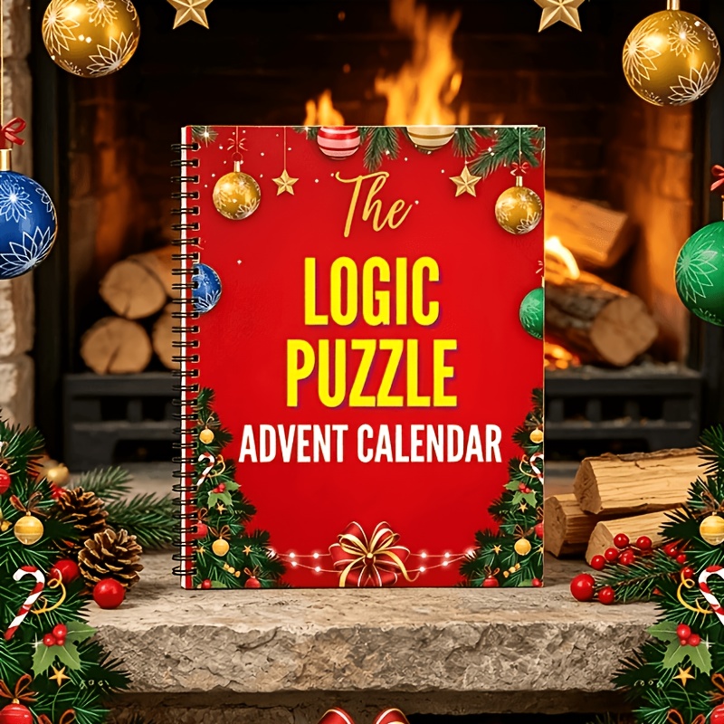 Logic Puzzle Book for Adults, 25 Easy to Medium Puzzles