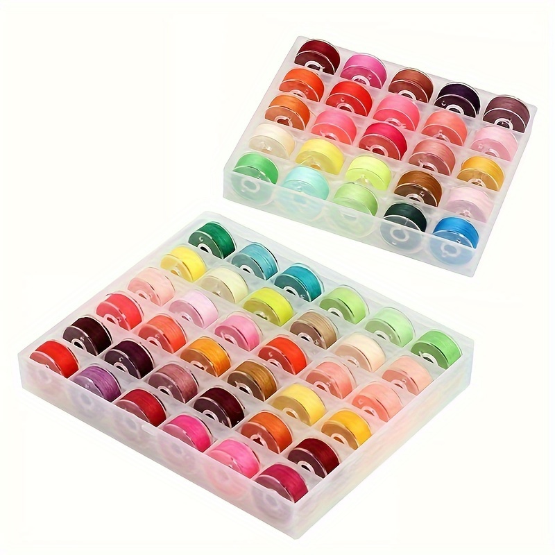 

61pcs/2box High-quality Sewing Thread Set 61 Grid Lines 61-color Belt Line Bobbin