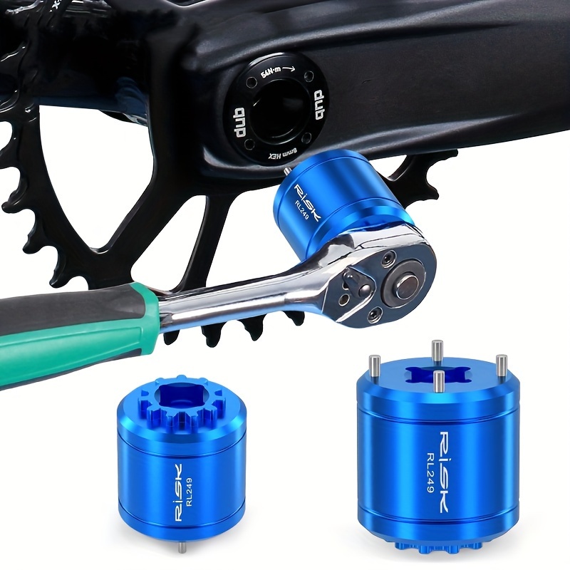 

1pc Bicycle Dub Dental Disc Crank Cover Removal Tool, Xtr M9100 Center Shaft Crank Screw Removal Tool