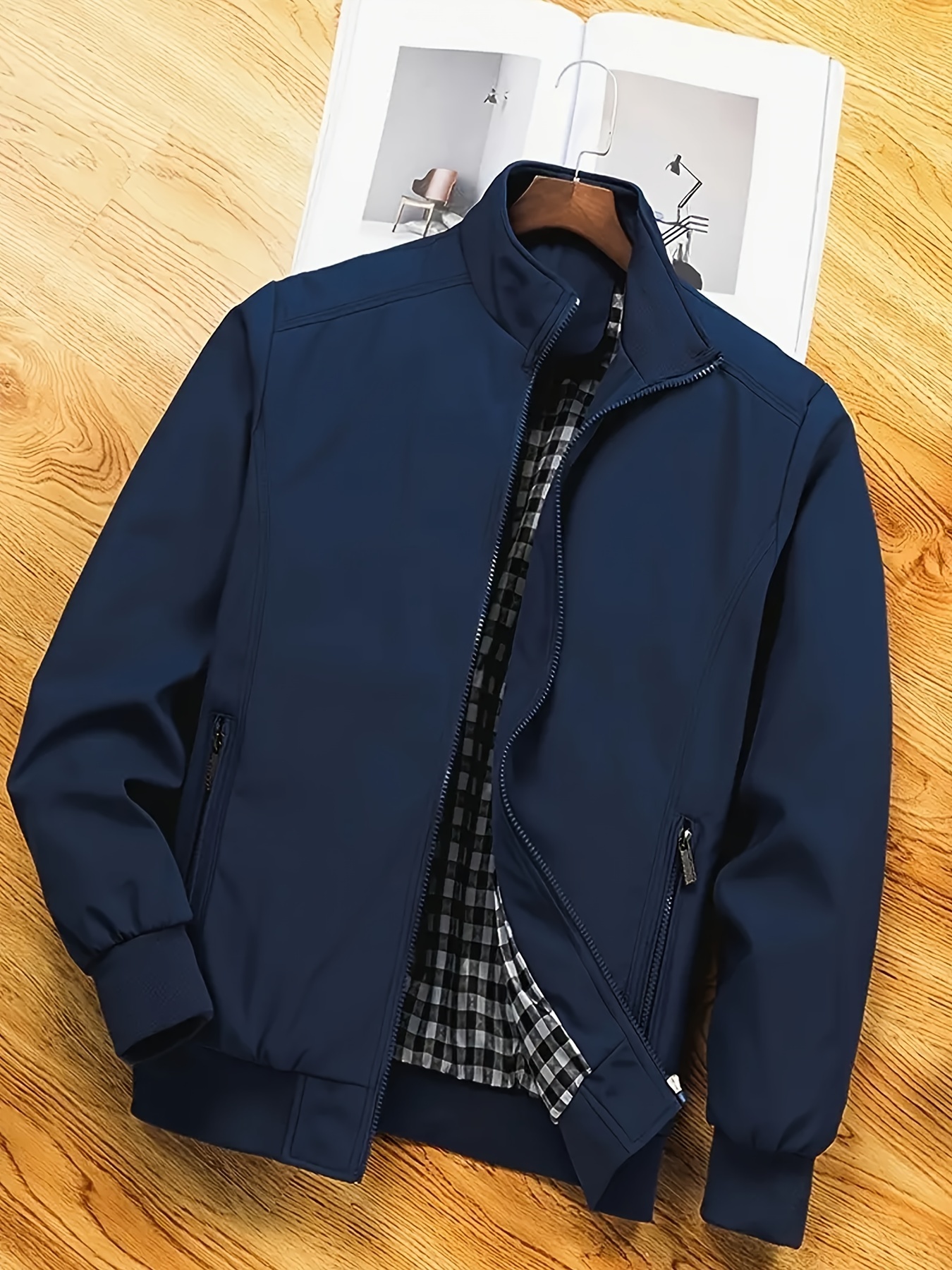High-Quality Casual Men'S Jackets for Spring And Autumn, Trendy Brand Outerwear.