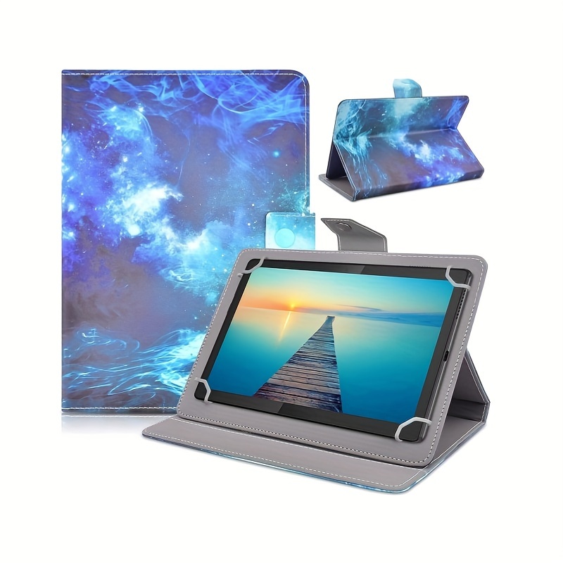 

10-inch Tablet Case With Magnetic Closure, Multi-angle Viewing Stand, Folio Protective Cover With Corners For 9.6.5" Android/ios/windows Tablets