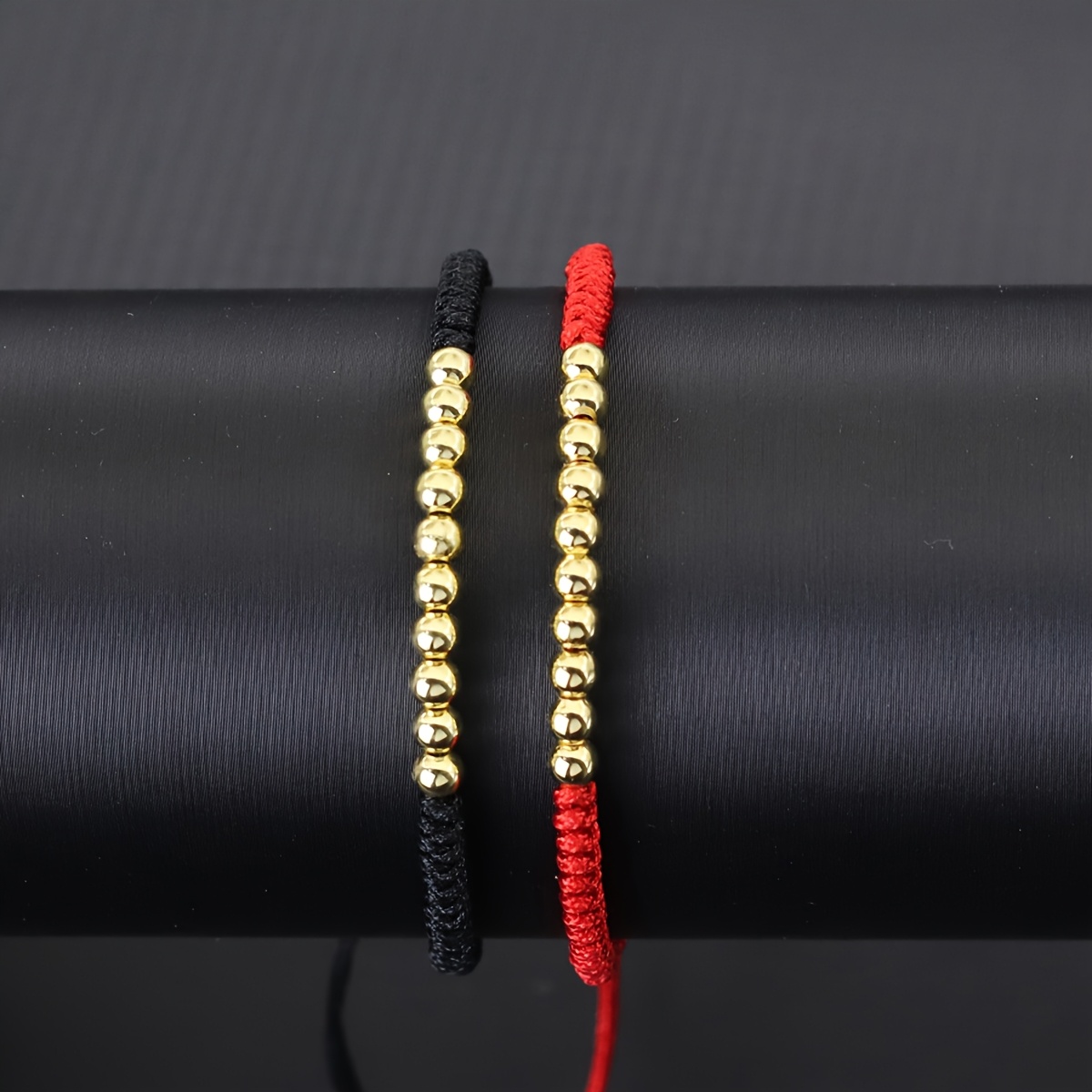 Nylon Red Adjustable String Bracelet, Good Luck Charm Bangle