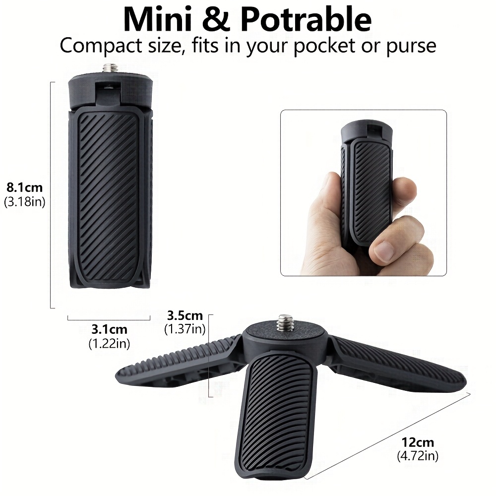 TEMU 8cm Mini Tripod Compatible With Nano