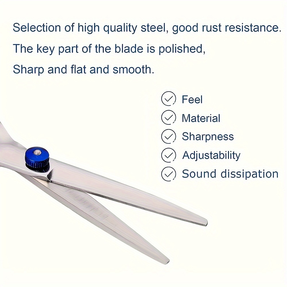 6 haircut scissors professional hair cutting scissors with sharp blades comfortable to hold suitable for home barber salon use details 4