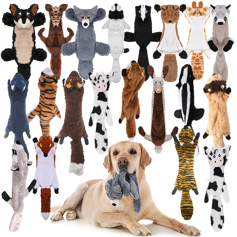 2026 durable crinkle     set plush stuffless toys for small medium large dogs teething friendly for   stimulating puppy toys for boredom interactive play and mental stimulation random pattern