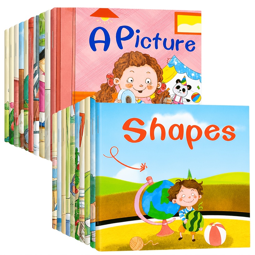TEMU 12pcs Interactive English Storybooks With Audio, Ideal For Reading - Highlighting For Easy Learning, Perfect Educational Gift And For Holidays