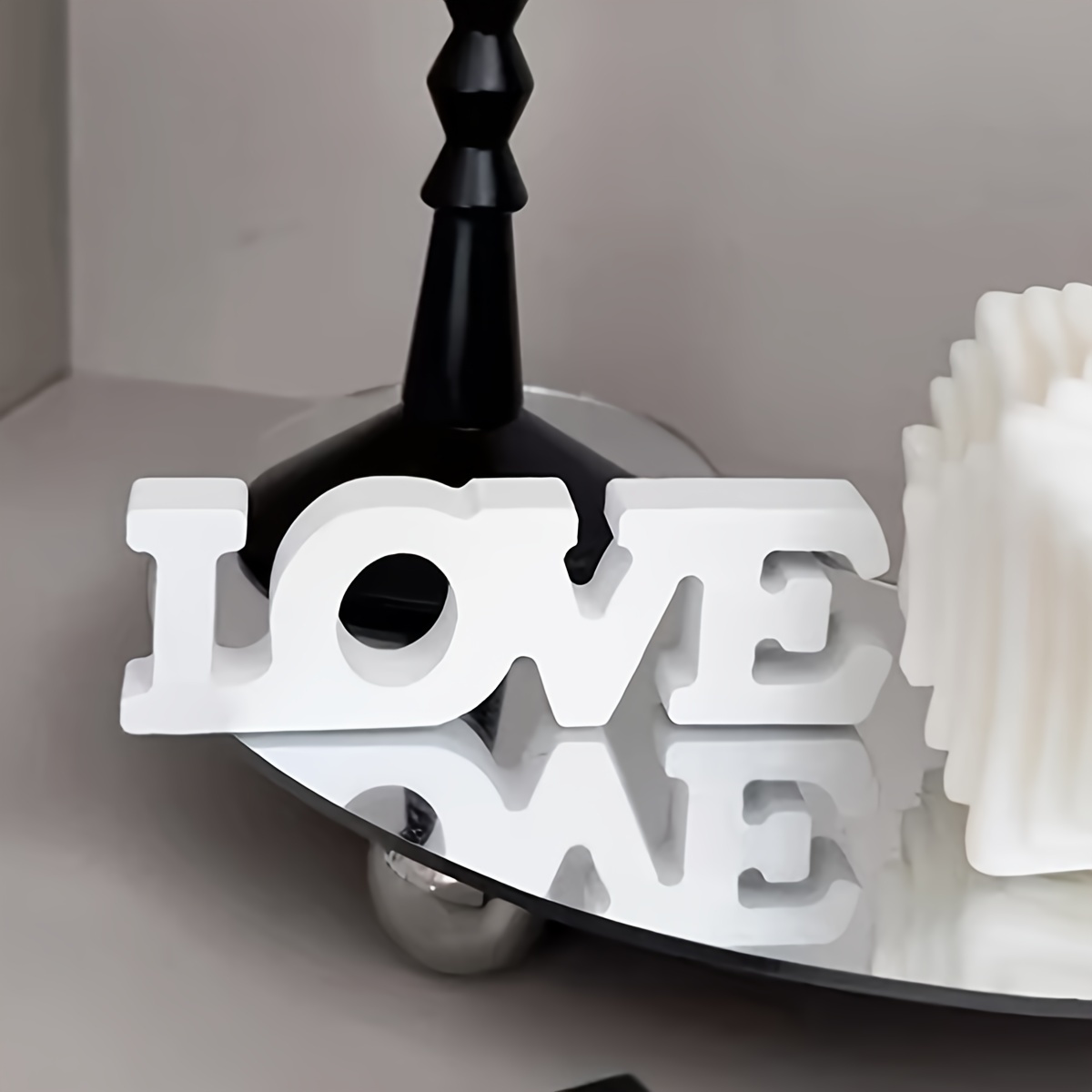 TEMU 1pc Love Desktop Decoration - Perfect For Valentine's Day, Wedding Scene Atmosphere Letter Ornaments And Home Decor