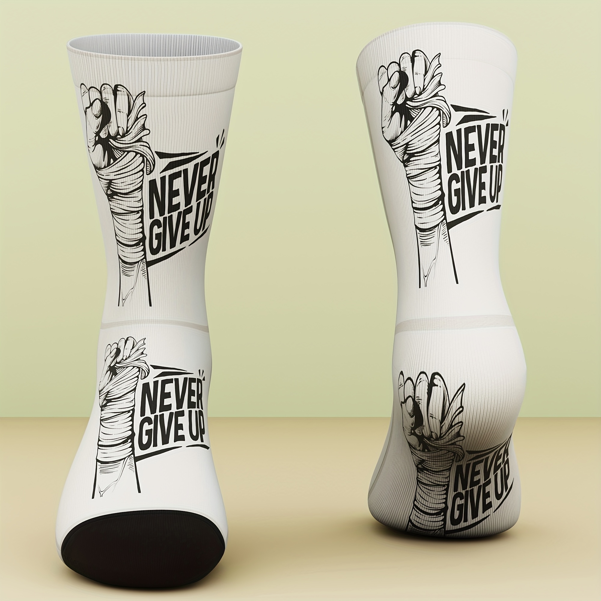 TEMU 1 Pair Of Unisex Socks, Fun And Socks, Made Of Bamboo Fiber, Breathable And Comfortable, Fun And Fashionable, Suitable For Outdoor Sports,