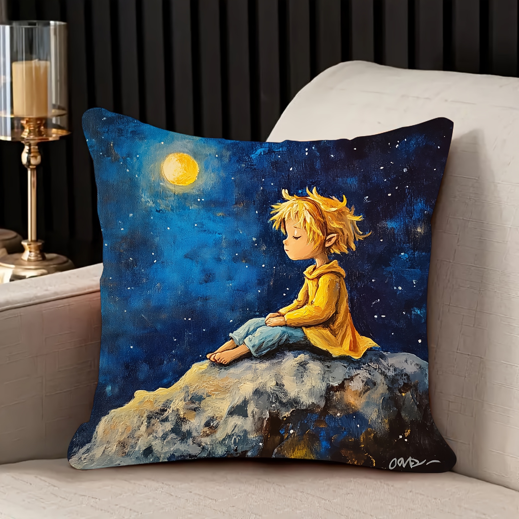 

1pc Contemporary , By Lornie , , Washable, , Pillowcase, 18x18 , For , , Sofa, Bedroom