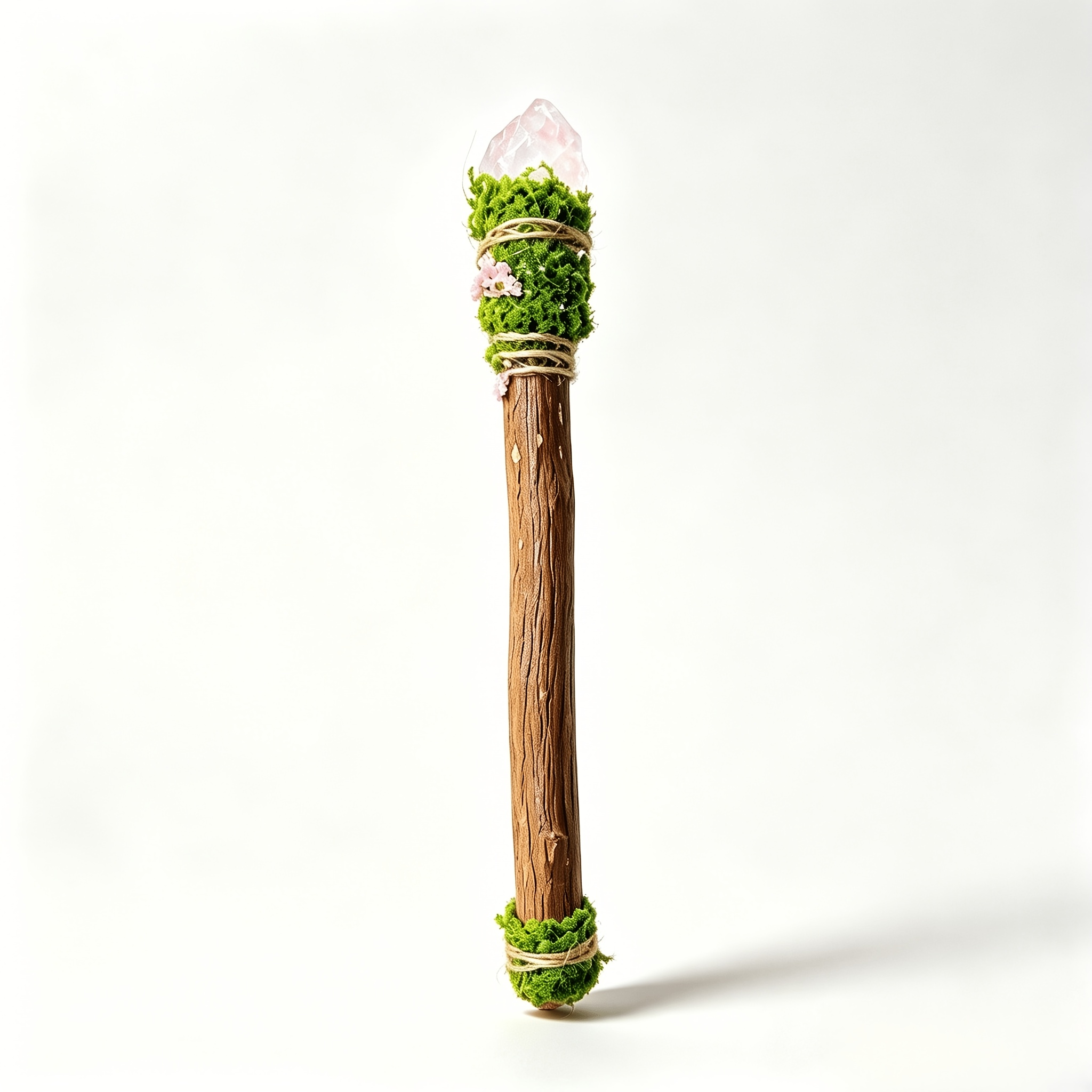 TEMU 1 Baguette Magique en Cristal, Baguette à Main pour Jeu de Rôle, Décoration de Bureau Festive, Article de Décoration d'Intérieur