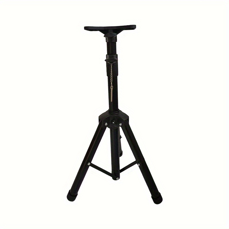 TEMU Adjustable Height Iron Stand For Speakers, Projectors, And Flashlights - Suitable For Tvs And Audio Equipment