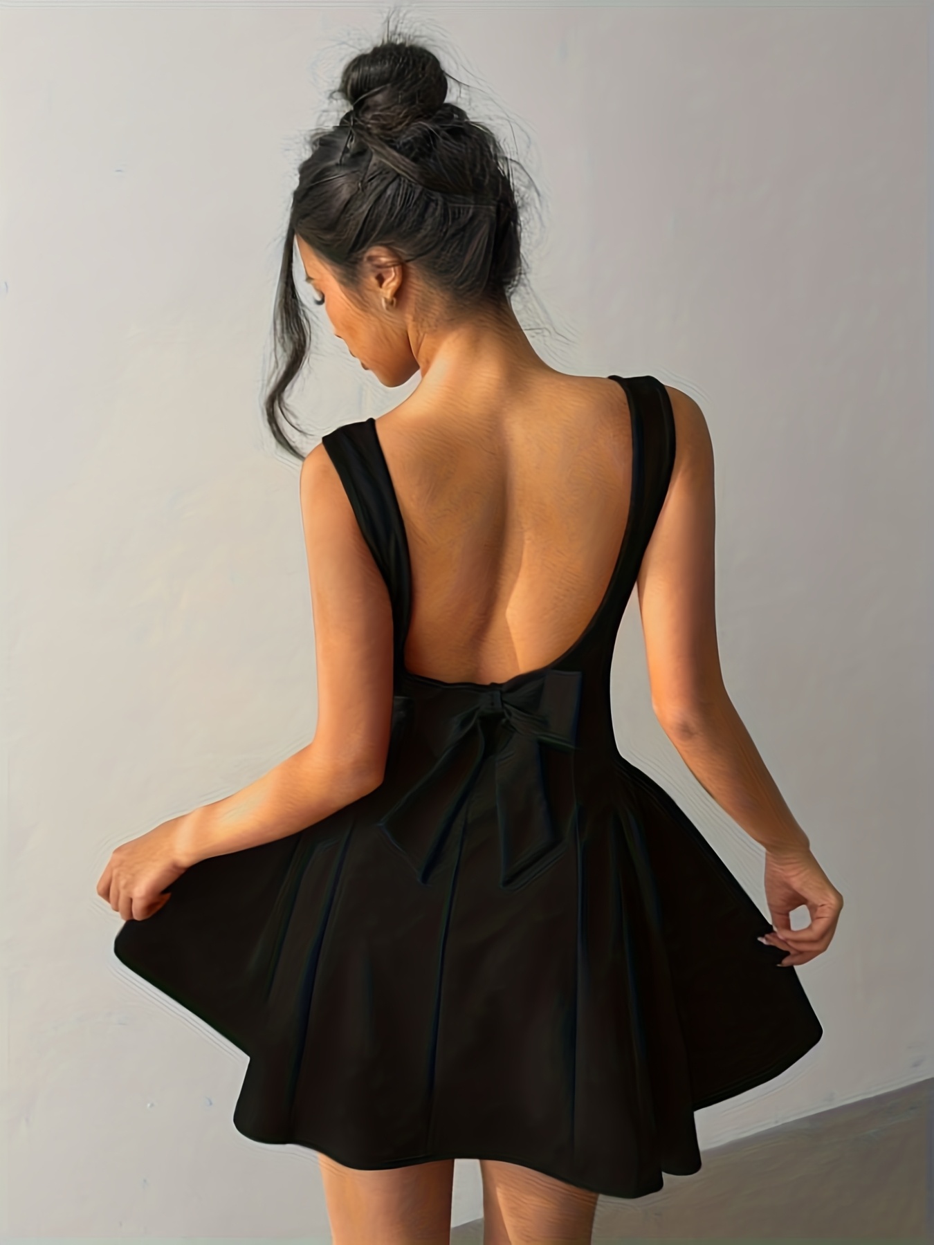 sachin and babi light blue dress Short backless dress Black Saison 1865 - Women main image 0