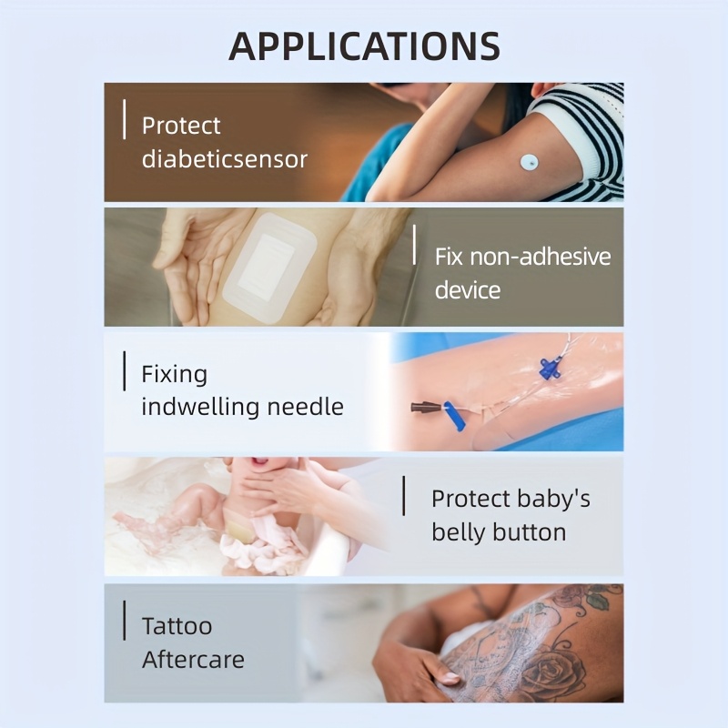 30pcs High Quality Wound Dressing Stickers - Skin-Friendly, Self-Adhesive Bandages, Ideal for Minor Injuries, Cuts & Scrapes, Comfortable and Easy to Use, Protect Wounds While Taking a Shower or Swimming - Image 7
