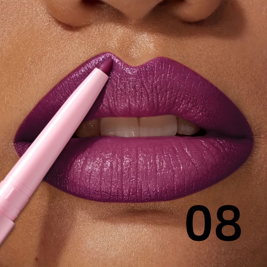 Image of Mcd Long-lasting Matte Lip Liner Pencil - Moisturizing Lip Pencil With Wax-based Formula, Easy-apply //// Shades For Precise Lip Outlines, Durable Lip Makeup Enhancer Suitable For Skin Types