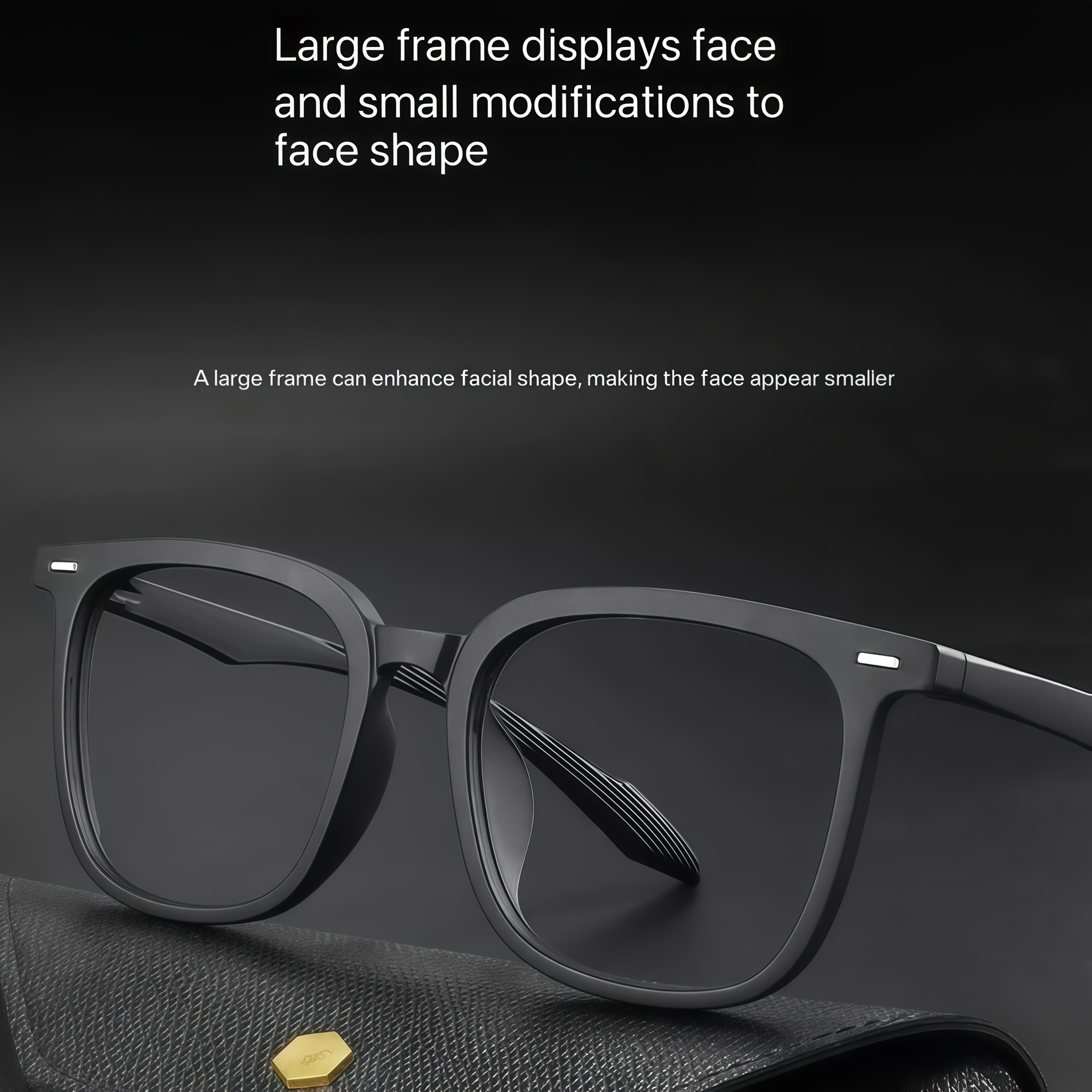 Large-Frame Ultralight Glasses for Screen Use