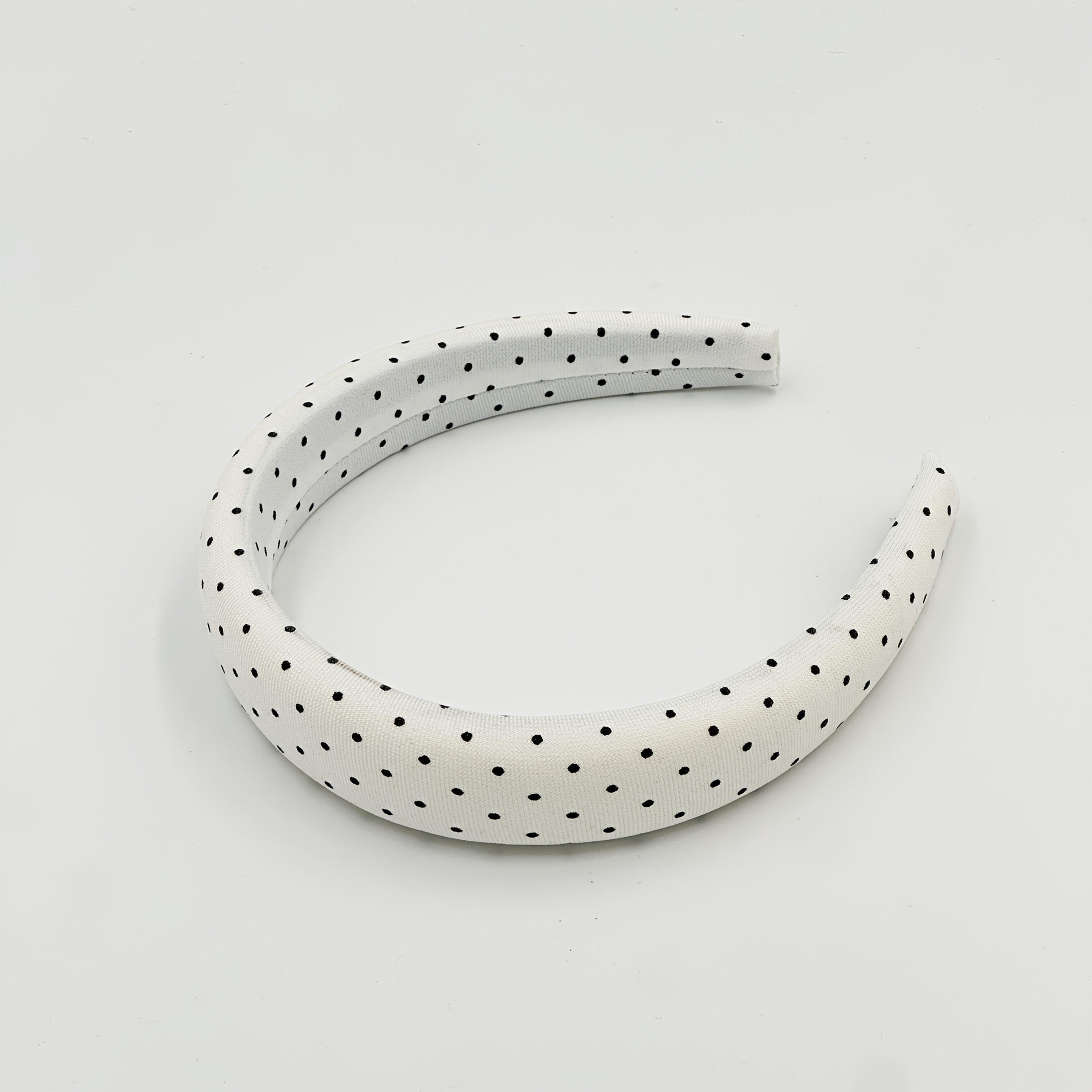 E-shop 1 Stück Polka-Dot-Dickes Damen-Haaraccessoire, Stirnband. Ein Stoffgepolstertes Dickes Stirnband, Süß für Herbst Winter. Geeignet für den