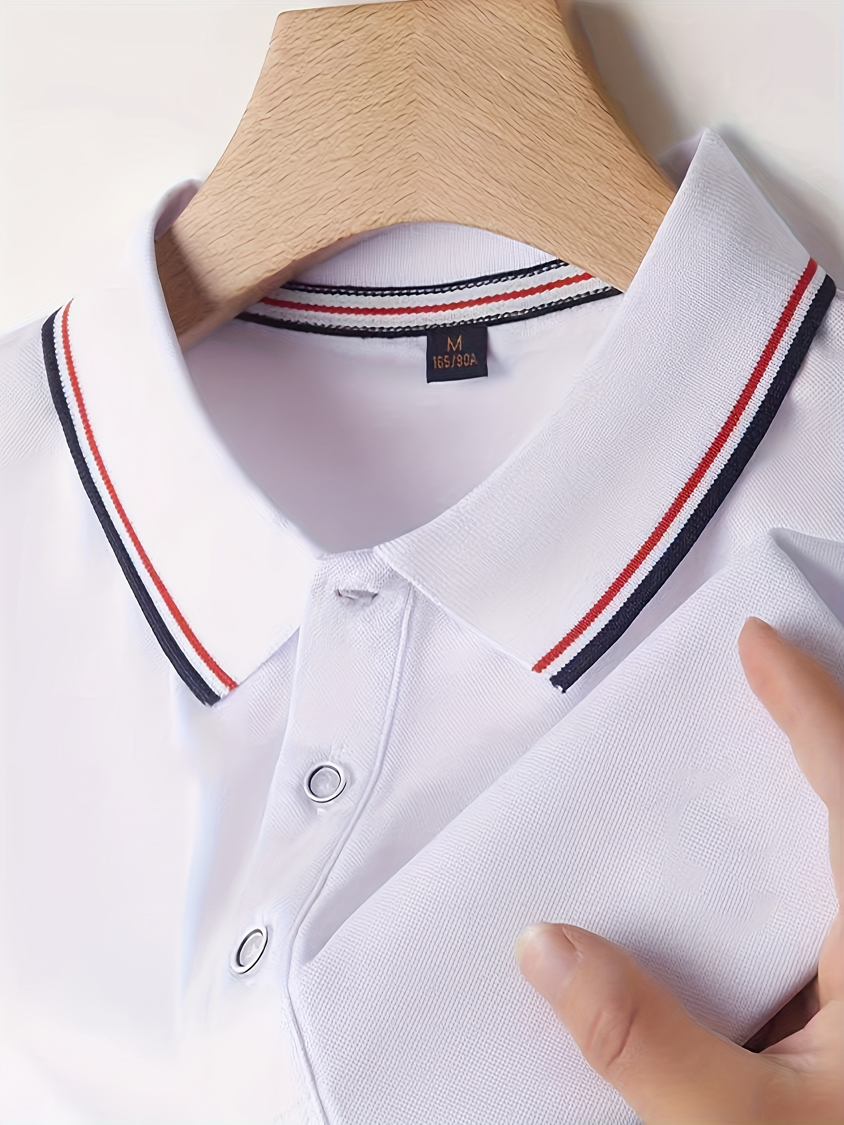 manga corta hombre diseño cuadrícula elegante top Temu Mexico