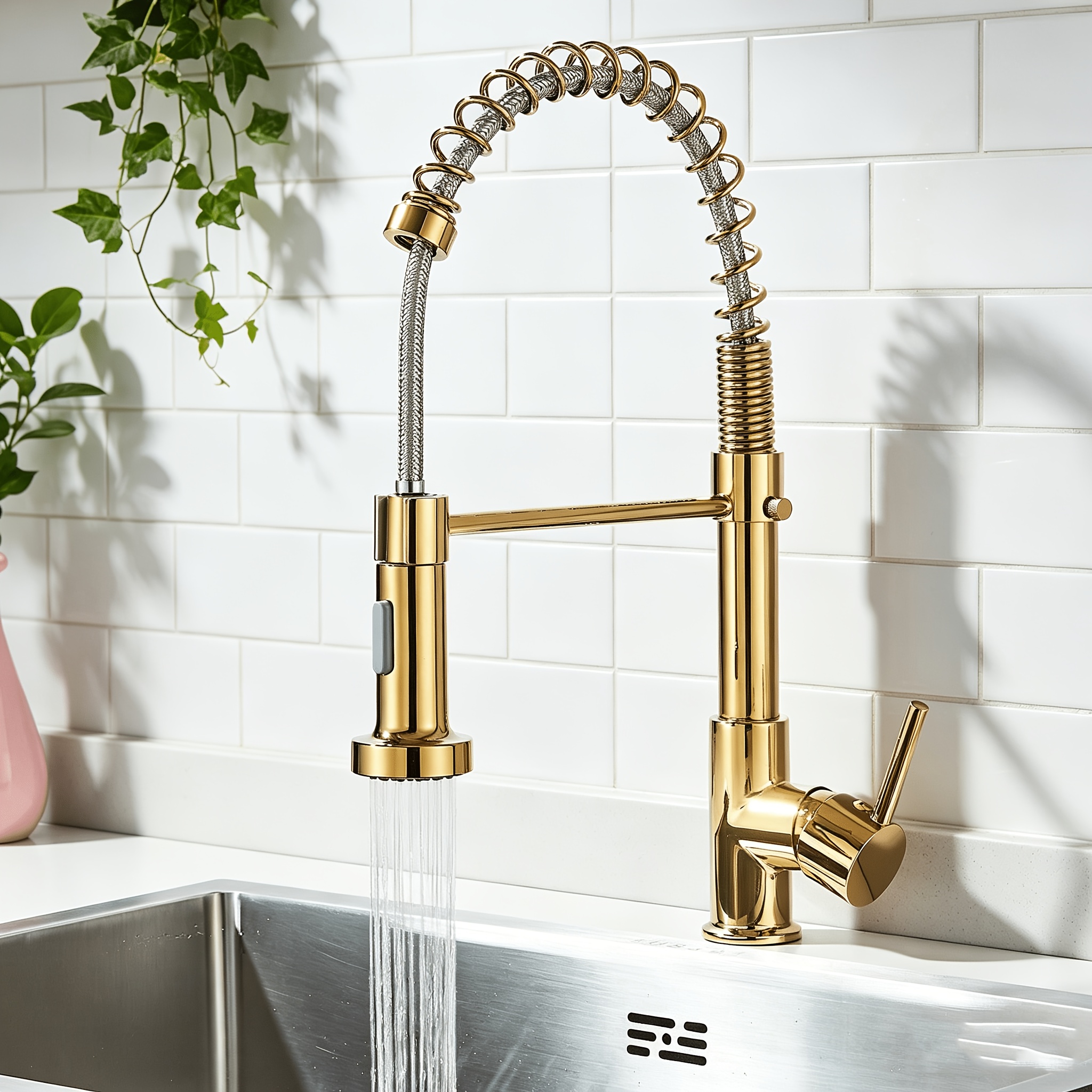 Sink Faucet With A Single Lever Mixer And Feature