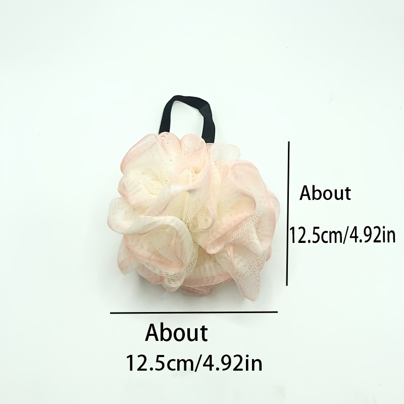 2pcs Randomly Colored Bath Balls with Scrubbing Towels