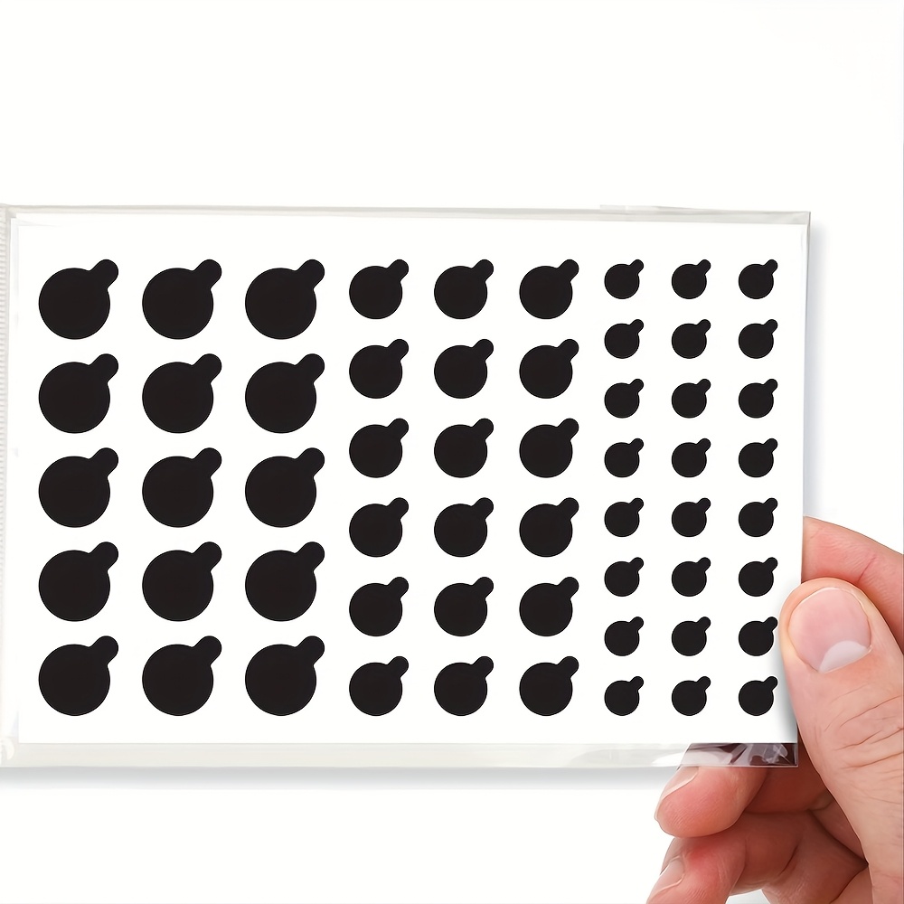 TEMU Μαύρα 57| Αυτοκόλλητα Βινυλίου για Webcams/Κάμερες | Αυτοκόλλητα Webcams Χαμηλής Κολλητικότητας | Διάφορα Μεγέθη