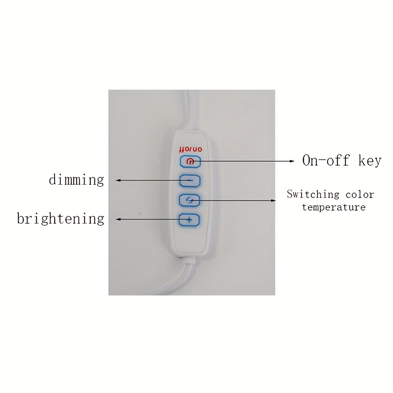 Modern Minimalist LED Touch-Dimmable Desk Lamp with Three Lighting Modes